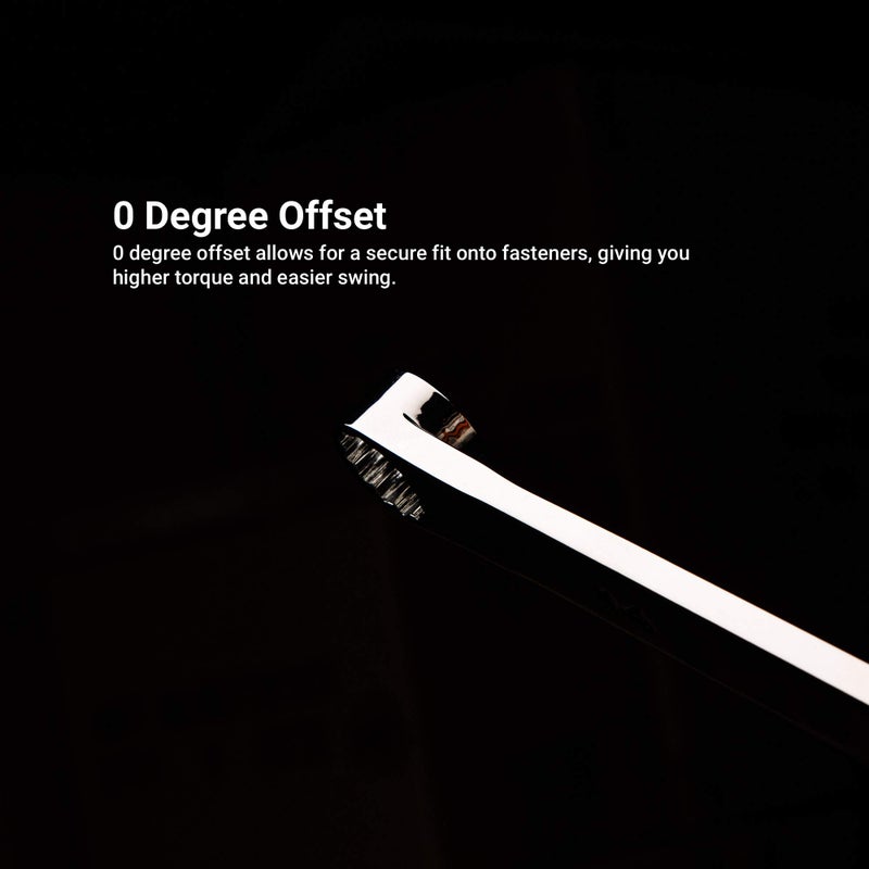 Capri Tools 1/4 x 5/16 in. 0 Degree Offset Extra Long Box End Wrench (CP11800-14516) - Image 3